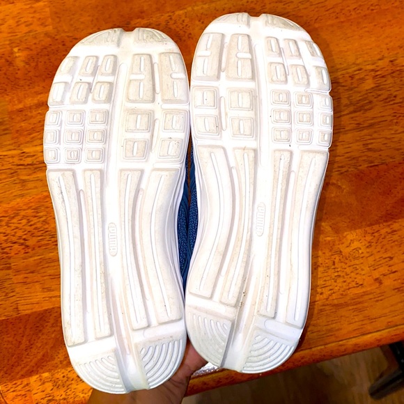 Puma Girls Size 10C Navy Blue & Light Pink SlipOn Sneakers - Picture 6 of 6